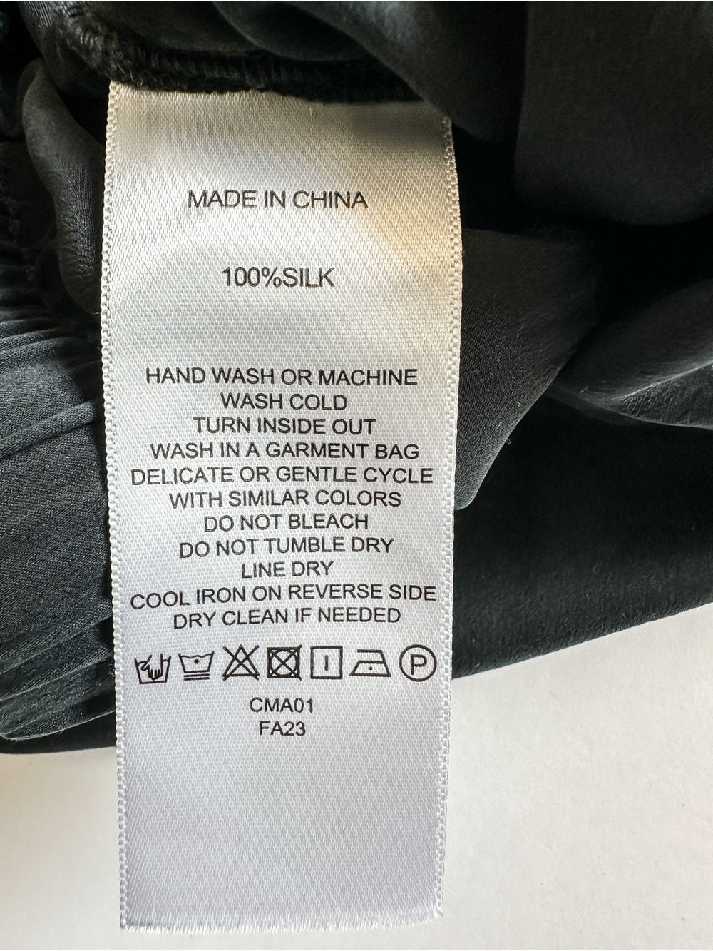 Quince 100% Washable Silk Pajama Pants Black - Size XLarge - Picture 4 of 15